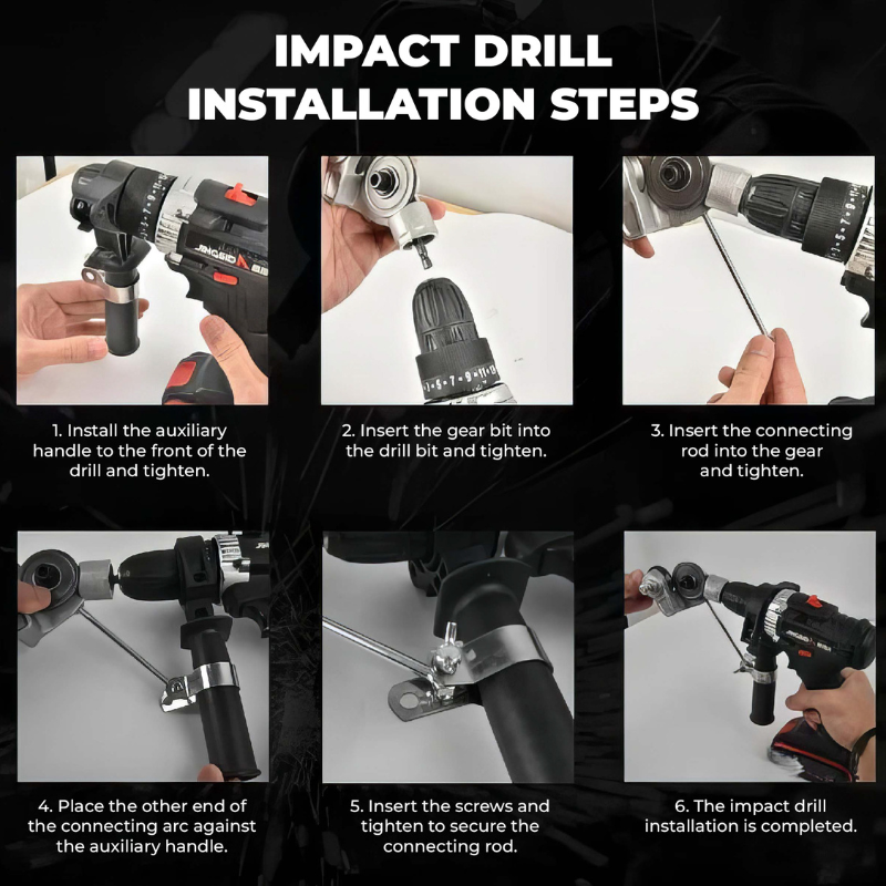 Heavy-Duty Titanium Drill Nibbler | Precision Sheet Metal Cutter