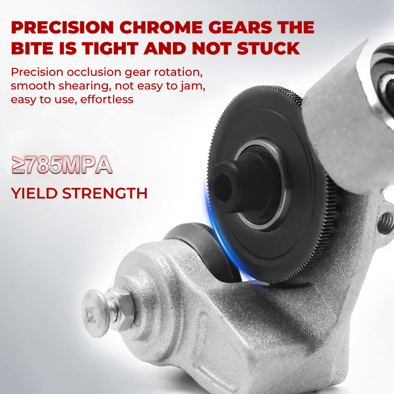Heavy-Duty Titanium Drill Nibbler | Precision Sheet Metal Cutter