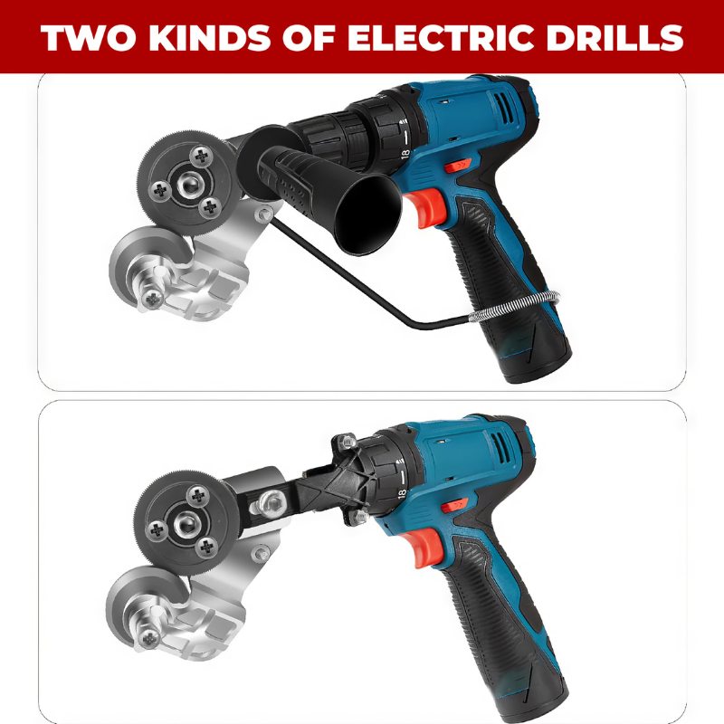 Heavy-Duty Titanium Drill Nibbler | Precision Sheet Metal Cutter
