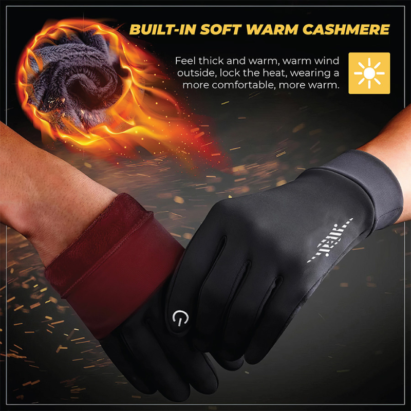 Thermal Waterproof Touchscreen Winter Gloves for Men and Women